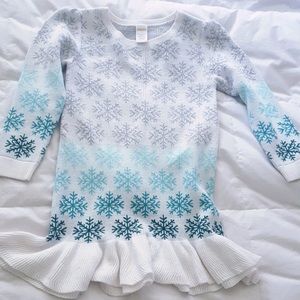 Girls Winter Knitted Dress